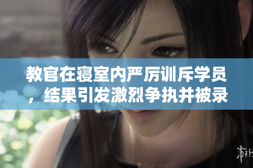 教官在寝室内严厉训斥学员，结果引发激烈争执并被录制为视频