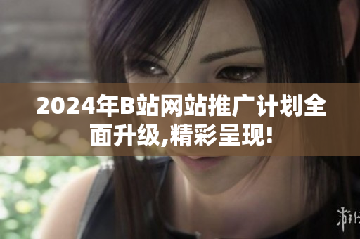 2024年B站网站推广计划全面升级,精彩呈现!