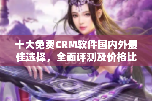 十大免费CRM软件国内外最佳选择，全面评测及价格比较