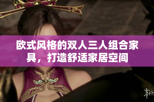 欧式风格的双人三人组合家具，打造舒适家居空间