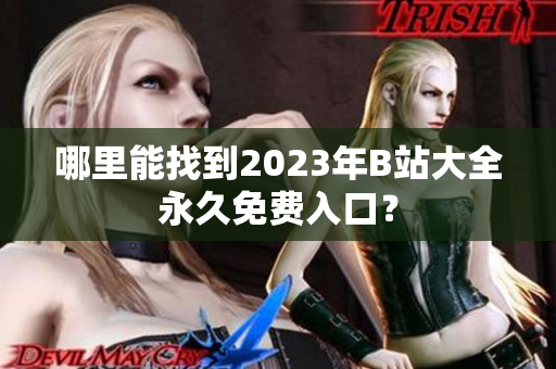 哪里能找到2023年B站大全永久免费入口？