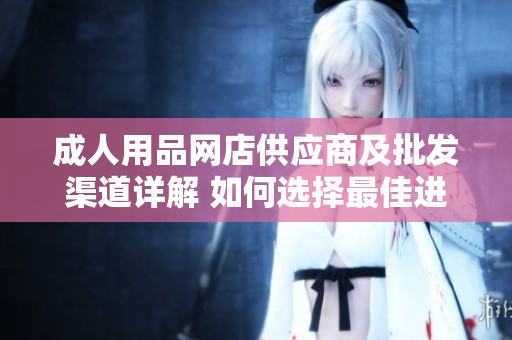 成人用品网店供应商及批发渠道详解 如何选择最佳进货来源？