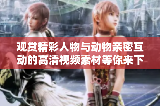 观赏精彩人物与动物亲密互动的高清视频素材等你来下载!