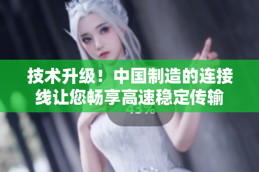 技术升级！中国制造的连接线让您畅享高速稳定传输