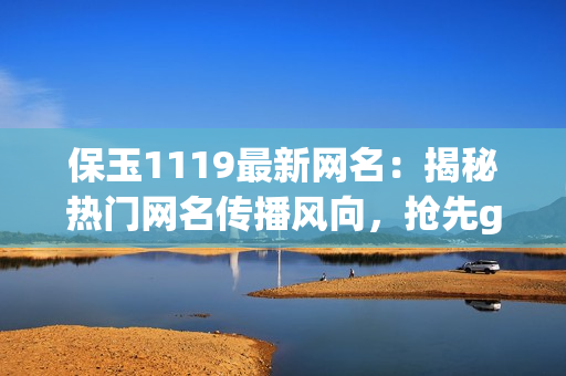 保玉1119最新网名：揭秘热门网名传播风向，抢先get时尚热词，潮流网名汇总