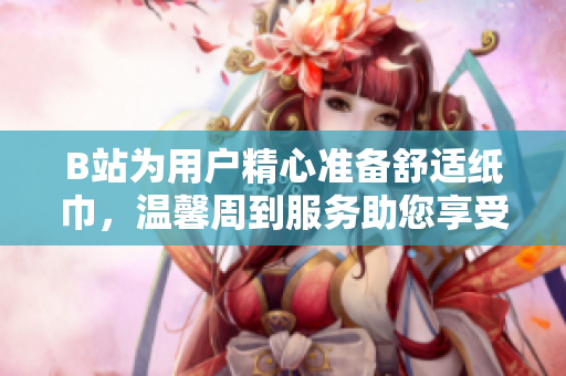 B站为用户精心准备舒适纸巾，温馨周到服务助您享受美好观看体验