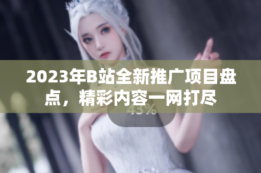 2023年B站全新推广项目盘点，精彩内容一网打尽