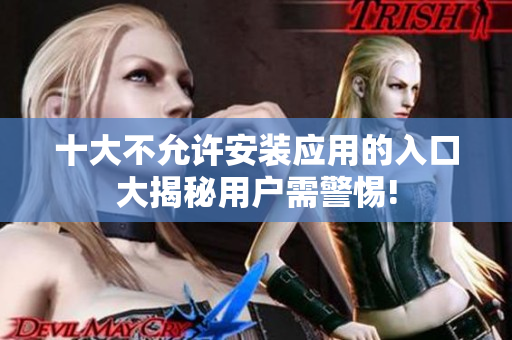 十大不允许安装应用的入口大揭秘用户需警惕!