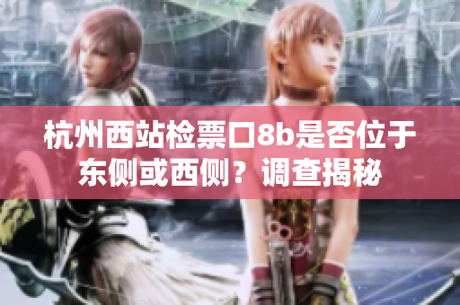 杭州西站检票口8b是否位于东侧或西侧？调查揭秘