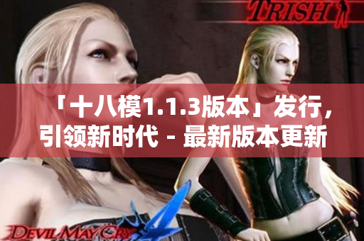 「十八模1.1.3版本」发行，引领新时代 - 最新版本更新详解