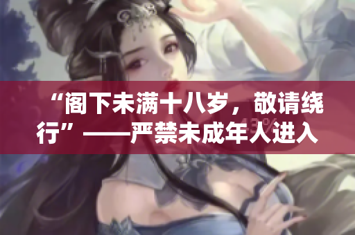 “阁下未满十八岁，敬请绕行”——严禁未成年人进入的藏宝阁