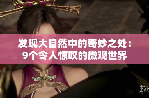 发现大自然中的奇妙之处：9个令人惊叹的微观世界