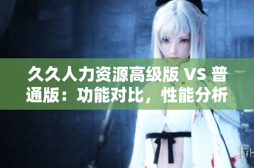 久久人力资源高级版 VS 普通版：功能对比，性能分析及应用场景比较