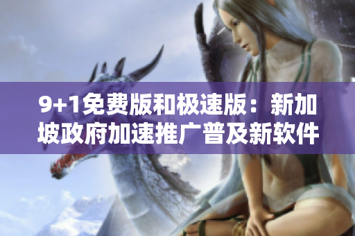 9+1免费版和极速版：新加坡政府加速推广普及新软件