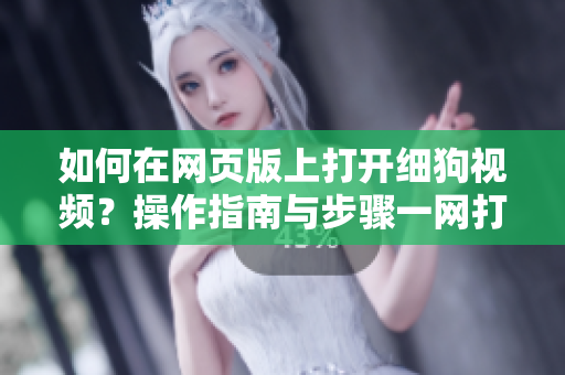 如何在网页版上打开细狗视频？操作指南与步骤一网打尽